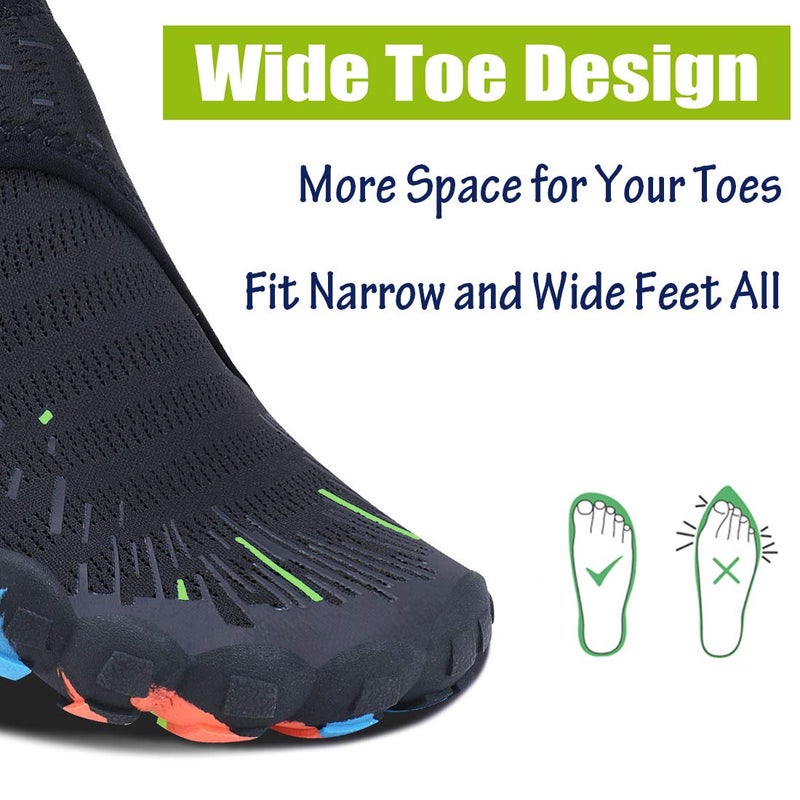 JointlyCreating Water Shoes Lightweight Comfort Sole Easy Walking Athletic Slip on Aqua Sock - Image 2